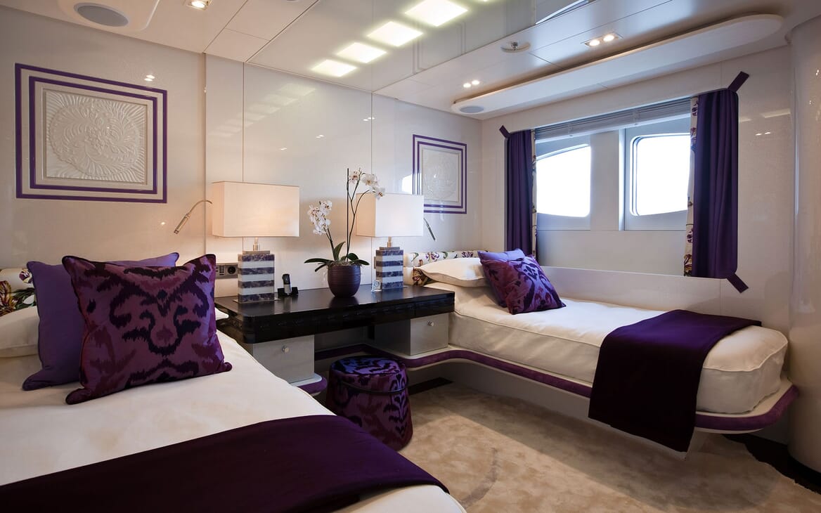 Motor Yacht QUITE ESSENTIAL Twin Guest Stateroom